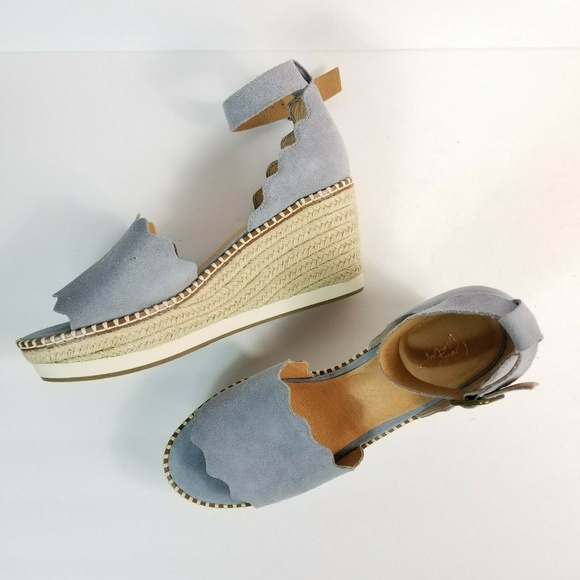 crown vintage platform sandals